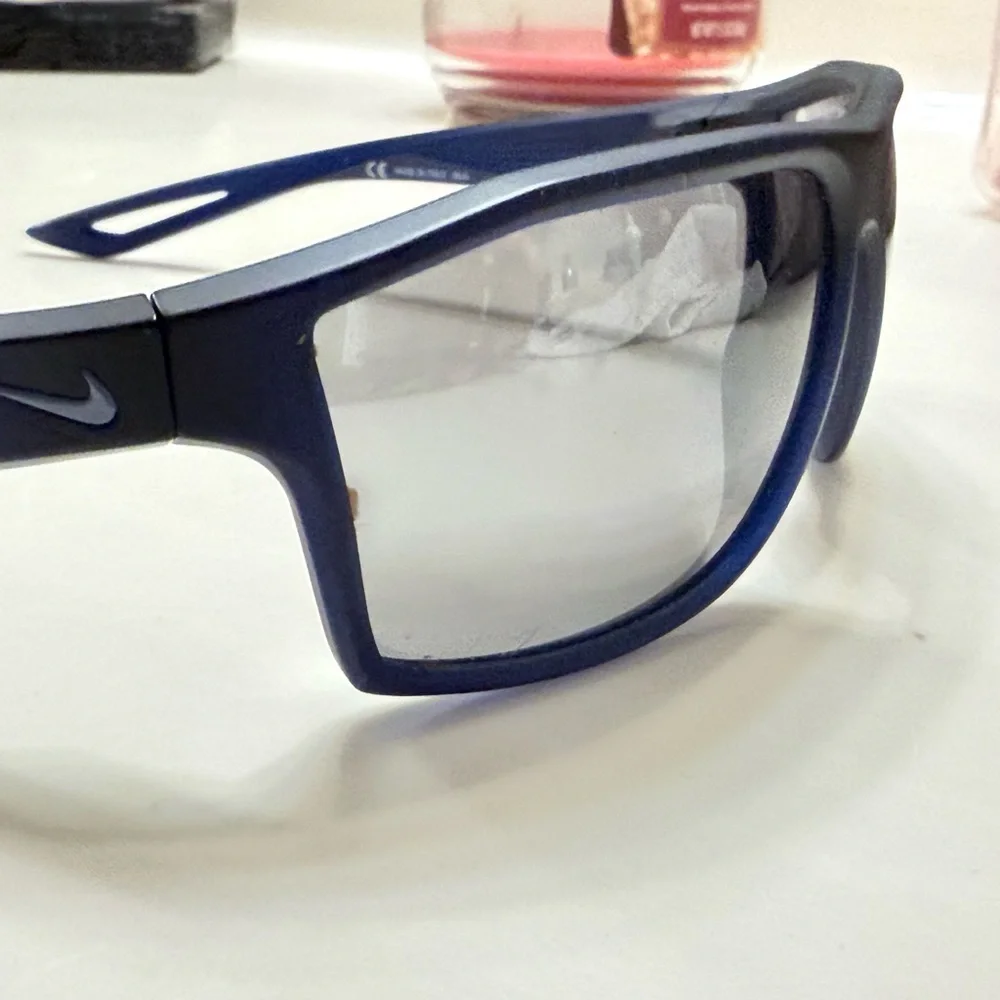 BADASS Nike Legend Sunglasses in Obsidian Blue Frames & Ocean Fog Gray Lenses - Picture 7 of 12
